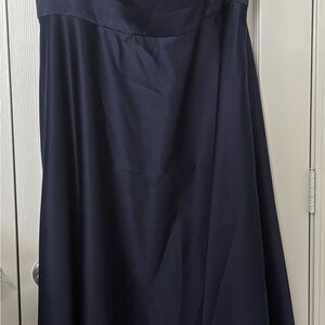 Elegant Navy Blue Bridesmaid Dress